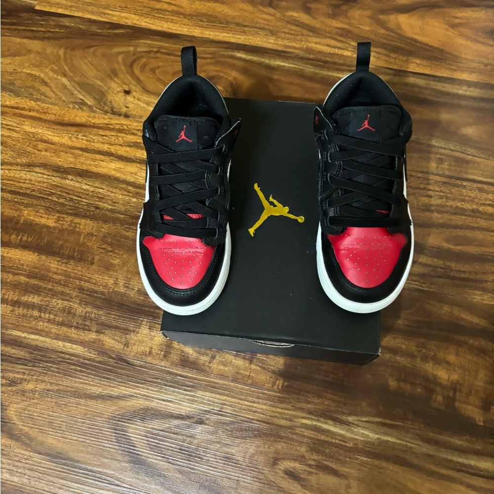 Jordan Black and Red High-Tops